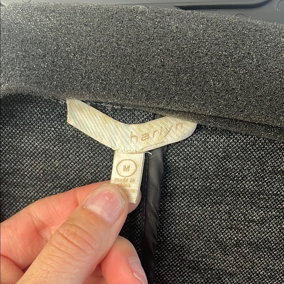 Anthropologie Gray Blazer Wool Blend - Picture 3 of 10